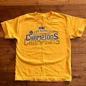 NBA Golden State Warriors Champions Yellow Tee